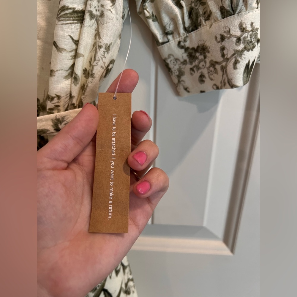 o.p.t. Floral Puff Sleeve Midi Dress - Picture 7 of 10
